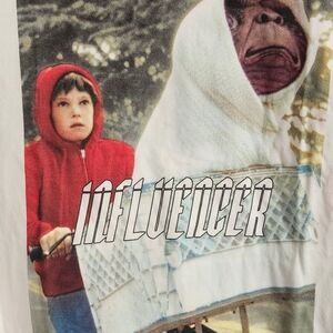 E.T. The Extra-Terrestrial Influencer Graphic T-Shirt Size XXL NEW RARE